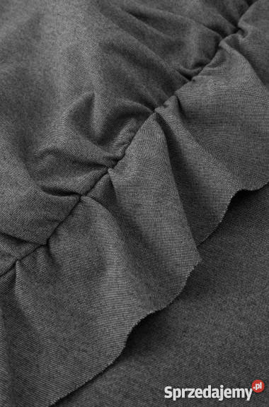 Spódnica z falbaną Orsay szary/srebrny Olkusz