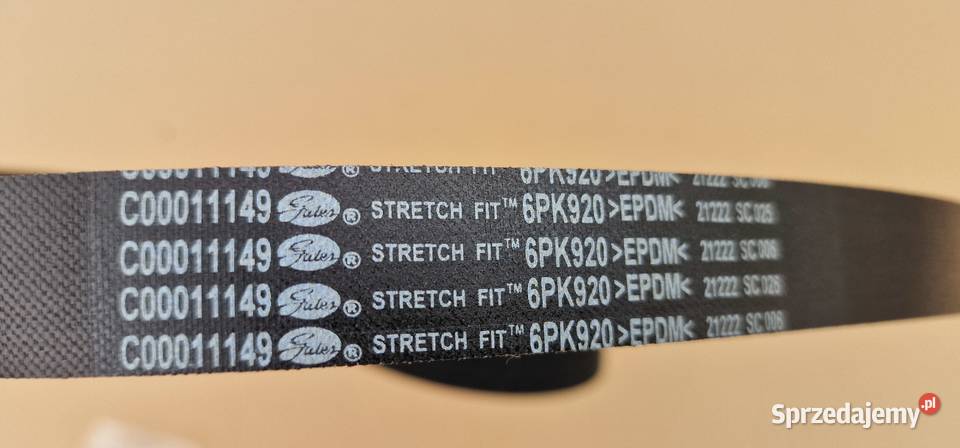 PASEK WIELOROWKOWY 6PK920 GATES 6PK9L0 Bieleń