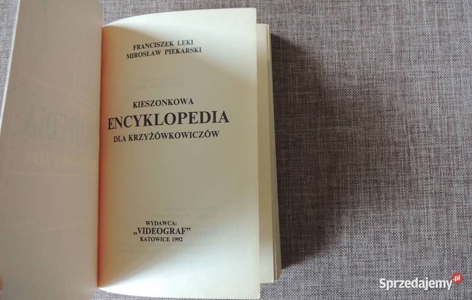 Kieszonkowe encyklopedie krzyżówkowiczów Białystok sprzedam