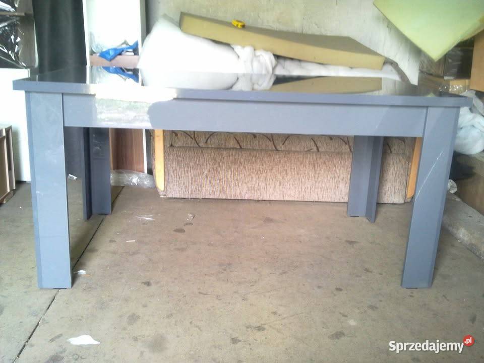 Stół szary połysk 160x90 180x90 Nowy Wieruszów