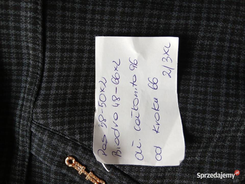 Spodnie klasyczne 23 xl Legnica