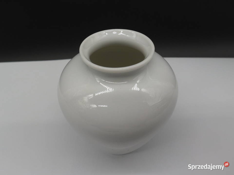 Porcelanowy biały wazon Thomas Antyki, Sztuka, Kolekcje