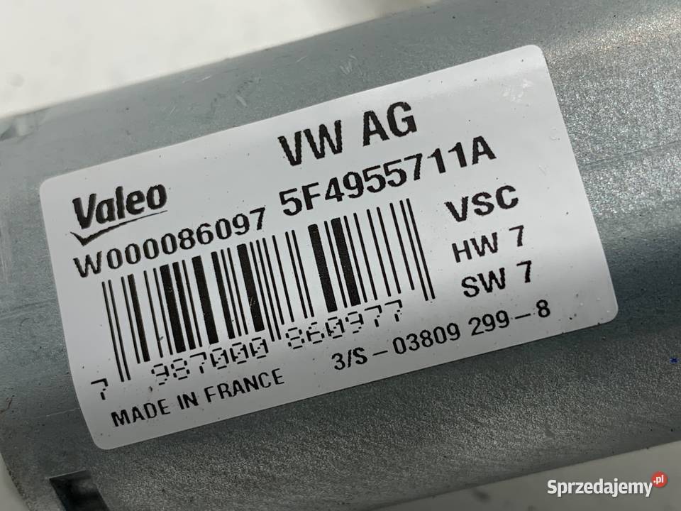 SILNIK WYCIERACZEK TYŁ SKODA RAPID 5F4955711A osobowe