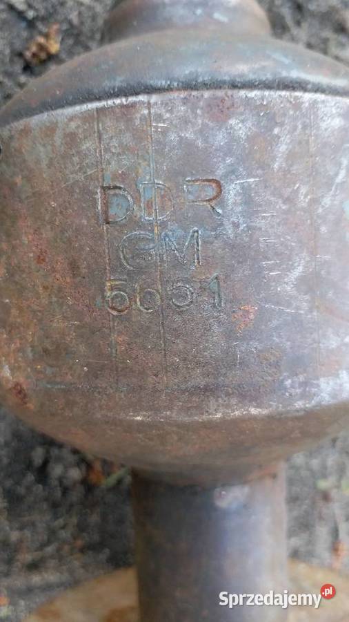 DDR GMZabytkowy sygnowany lewarekpodnośnik Gorzów Wielkopolski