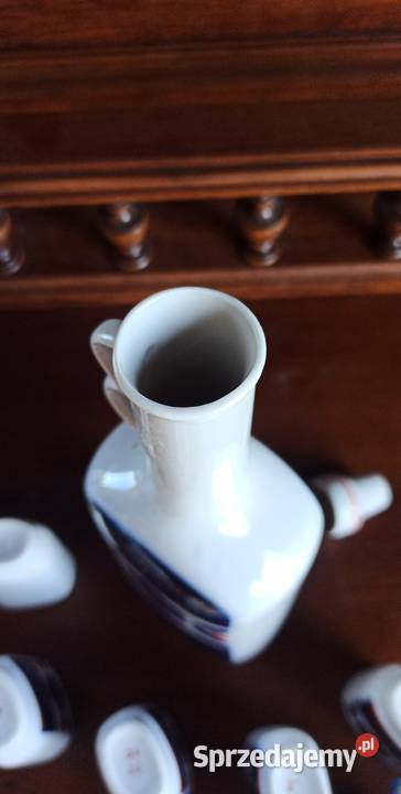Karafka z kieliszkami Gubernia Wołyńska pomorskie Gdańsk