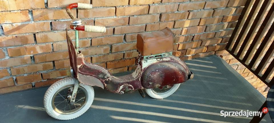 Rowerek bartuś z 1960 roku kolekcjonerski unikat 10" Rowerki Jarosław