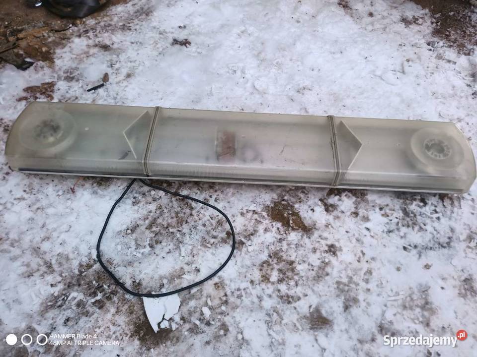 Belka ostrzegawcza LED z ambulansu Osiecznica