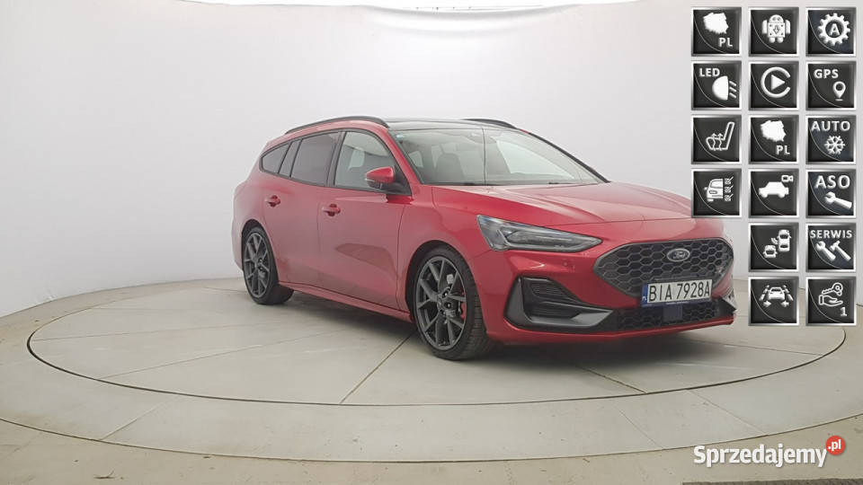 Ford Focus 23 EcoBoost ST X Z Polskiego Salonu elektrycznie ustawiane fotele Warszawa