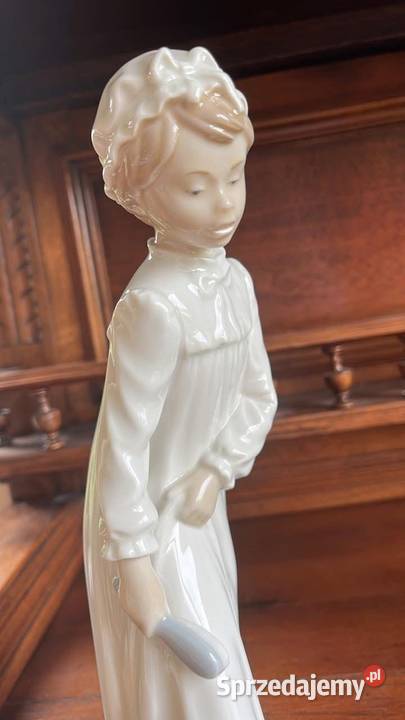 Figurka dziewczynki myjącej nogi Lladro 1966r Gdańsk sprzedam