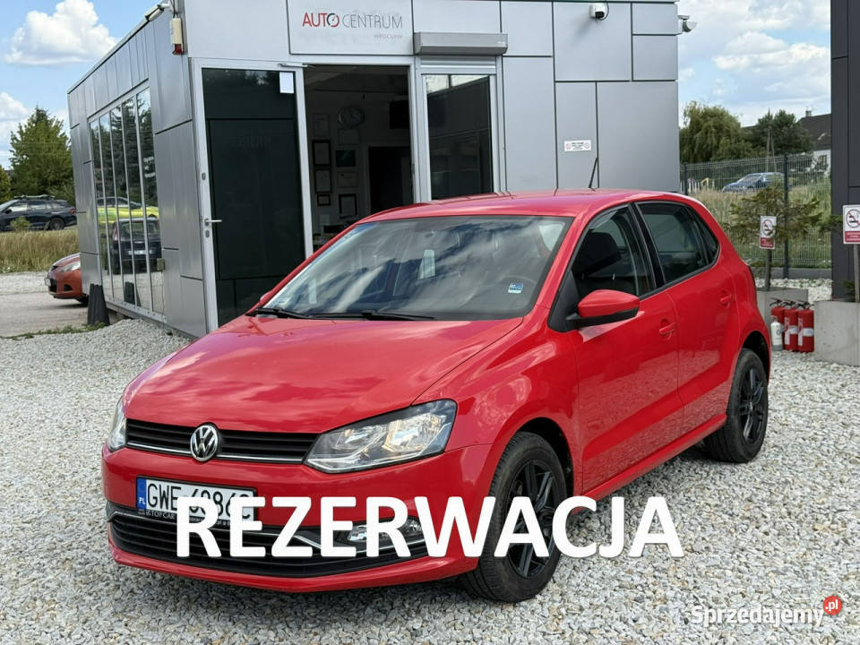 Volkswagen Polo 12 TSi BMT 90 2015r Salon 54 V nieuszkodzony Wrocław