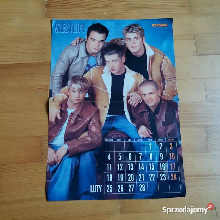Plakat Eliah Wood Westlife 2002 Łódź