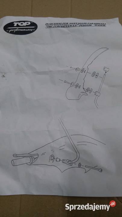 NOWA SZYBA OWIEWKA PIAGGIO STALKER GILERA sprzedam