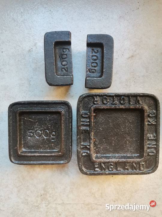 Stara Angielska waga szalkowa w stylu Art Deco