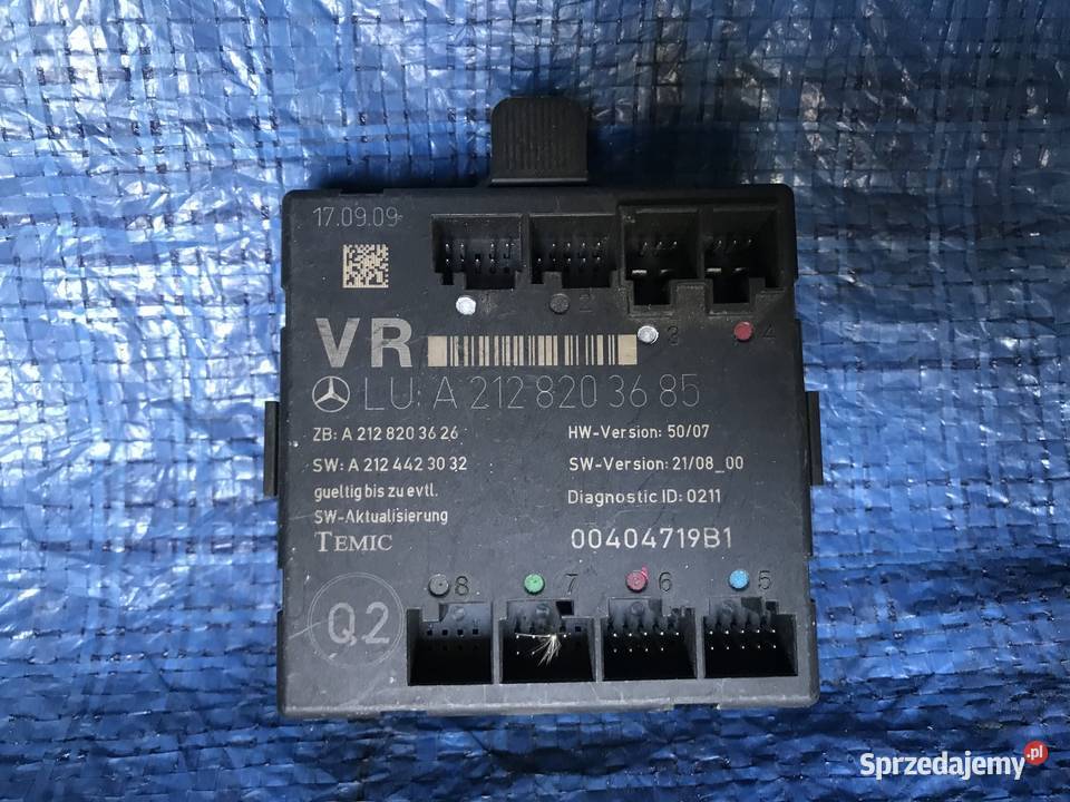 MERCEDES W212 STEROWNI MODUŁ DZRWI PRAWY PRZÓD