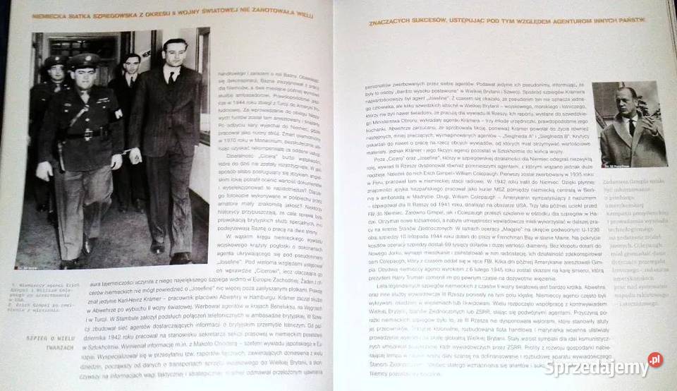 II Wojna Światowa Tom 3 Szpiedzy Kurierzy Pozostałe