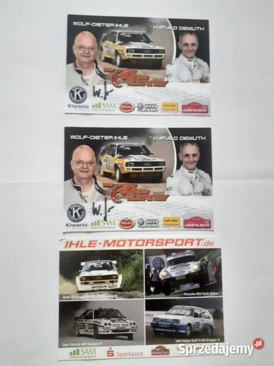 Karty Ihle MotorsportAudi Quattro mazowieckie Warszawa sprzedam