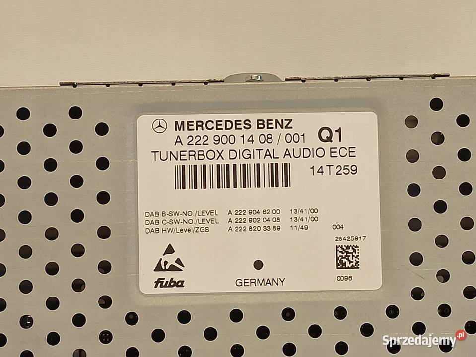 MERCEDES W205 TUNER TUNERBOX RADIA A2229001408 dolnośląskie sprzedam