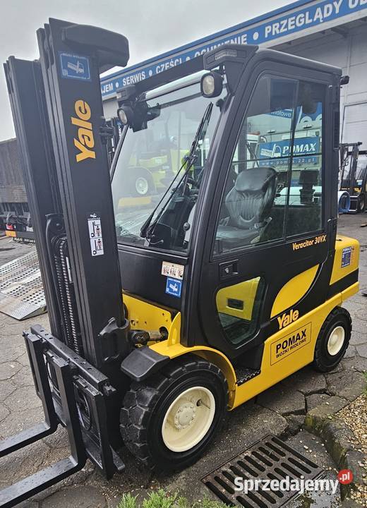 YALE GLP25VX Wózek widłowy 3 T 2013r triplex Oborniki