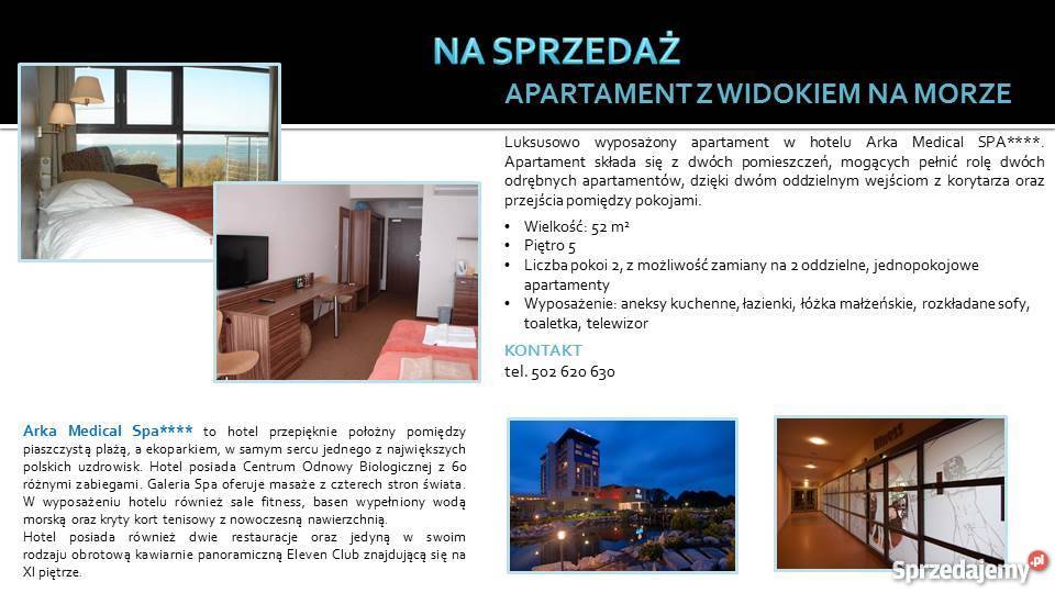 NA apartament z widokiem na morze Kołobrzeg