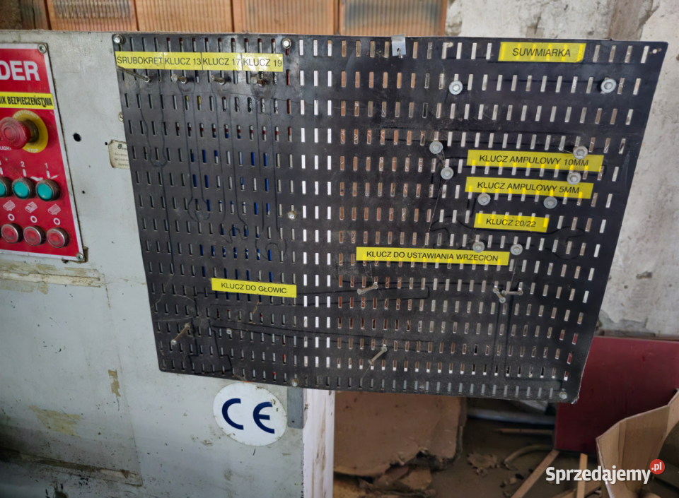 Strugarka czterostronna LEADERMAC GLUEMAC Leśnictwo Korpele