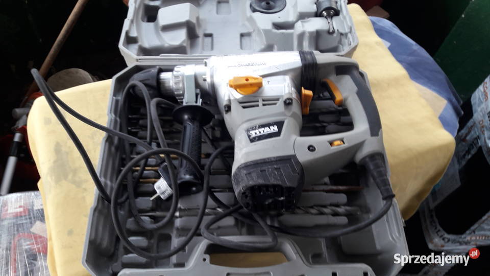 Młotowiertarka TITAN ttb 278 SDS PLUS siła udaru Miłosław sprzedam