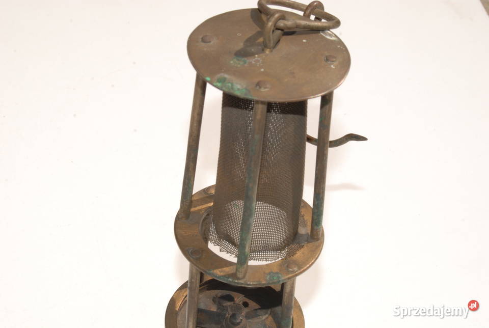 Stara lampa górnicza benzynowa Czechosłowacja Cieszyn