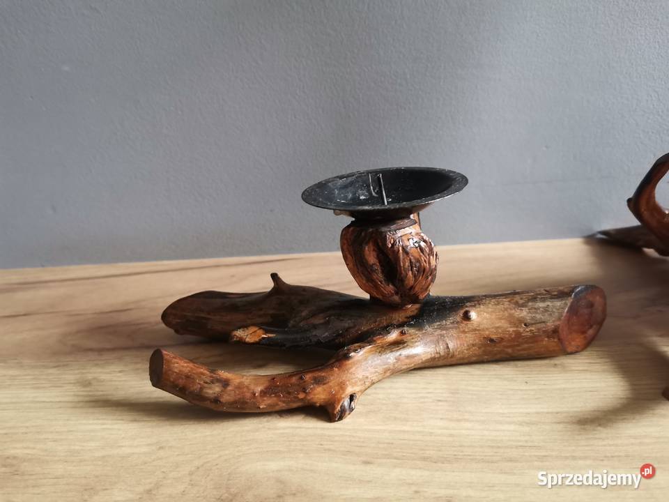 Stary drewniany Krzyż Krucyfiks Pasyjka 2 śląskie Katowice