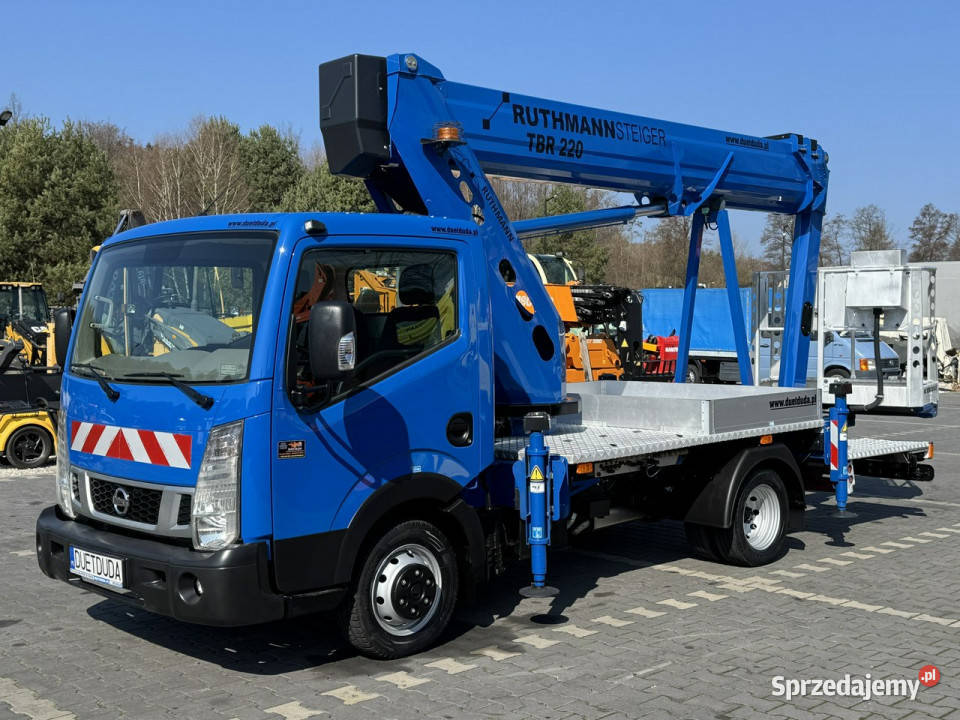 Nissan Cabstar Podnośnik Koszowy 22m RUTHMANN Widełki