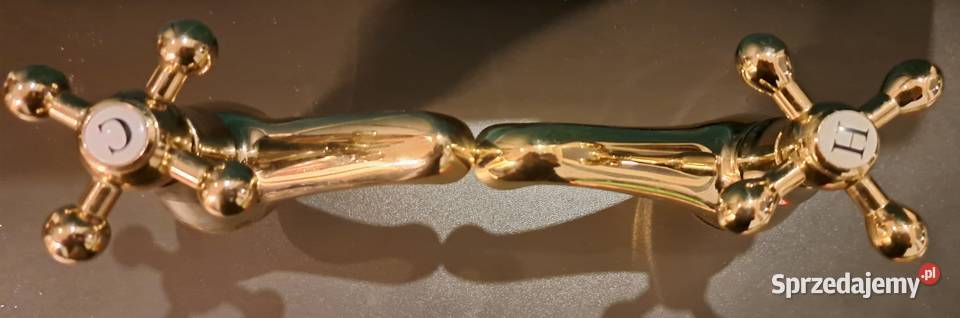 Angielski złote krany retro Białystok sprzedam