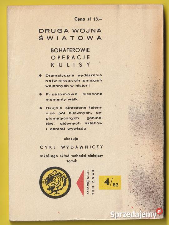 ŻÓŁTY TYGRYS ALARM BELGRADU 1983 Łódź