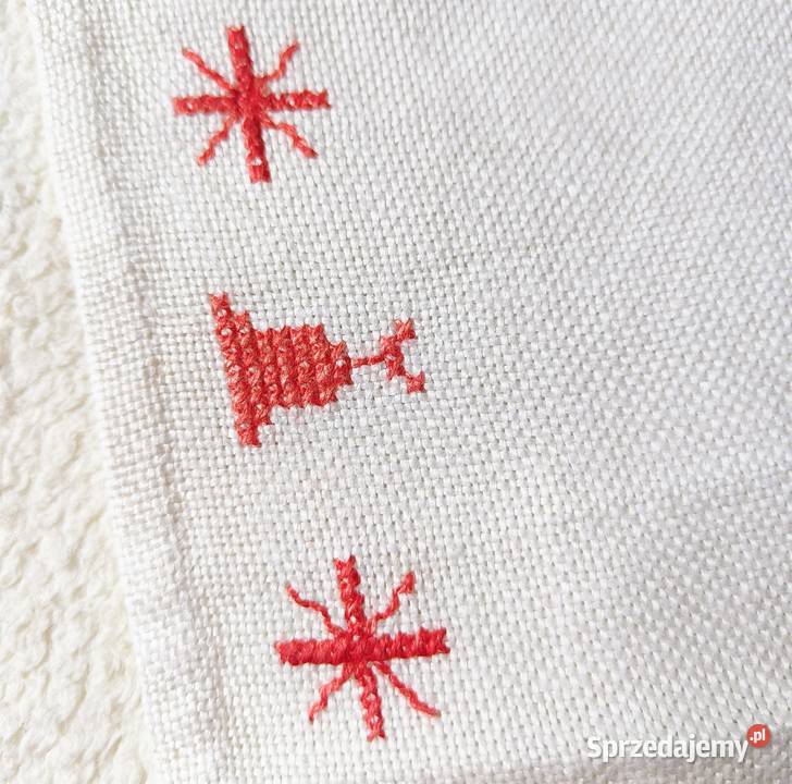 Serwetka ręcznie haftowana haft krzyżykowy Szczecin sprzedam