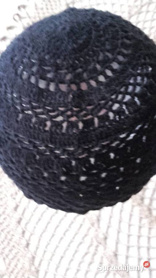 KORONKOWA BAWEŁNIANA CZAPECZKA AUTORSKIE Piła