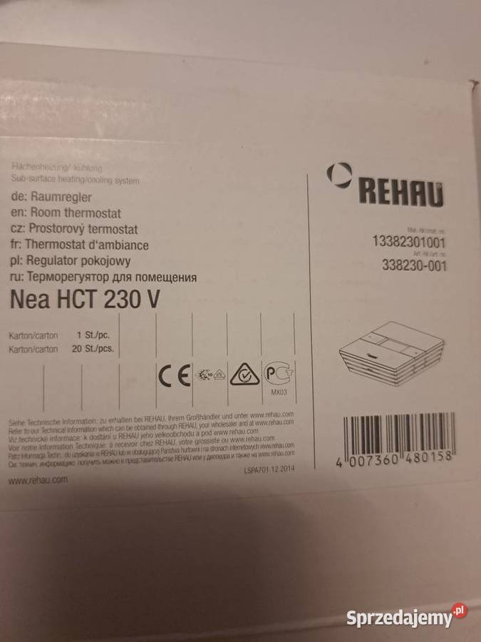 Regulator pokojowy Nea HT 230V Ruda Śląska