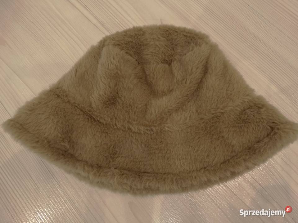 Czapka Kapelusz Bucket Futrzana Sztuczne Futro podlaskie Łomża