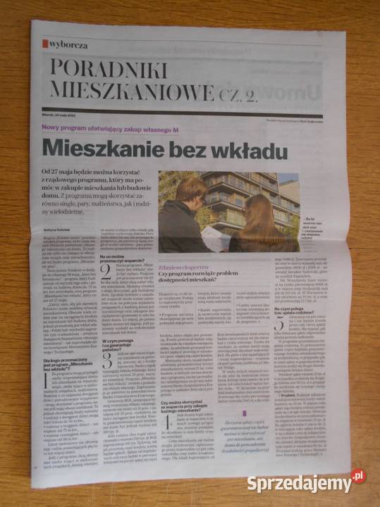 Poradniki mieszkaniowe część 1 i 2 Gazeta Rok wydania 2022 Parczew