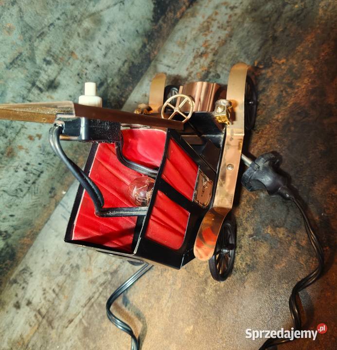 Lampa Włochy projekt E Ferrari lata 50 vintage Oświetlenie Kalisz