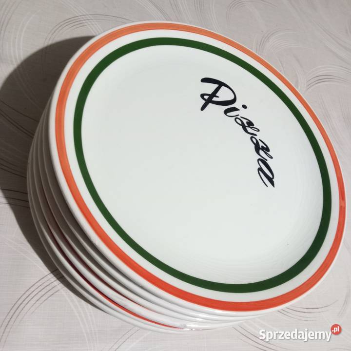 Zabytkowe talerze do pizzy CERAMICA TERNANA Made Porcelana i szkło Gózd