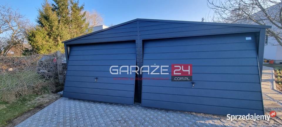 Garaż blaszany Premium 6x580m profil OCYNKOWANY samodzielny Dębica