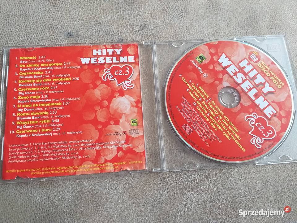 hity weselne cz 3 various artists tina boys Sandomierz