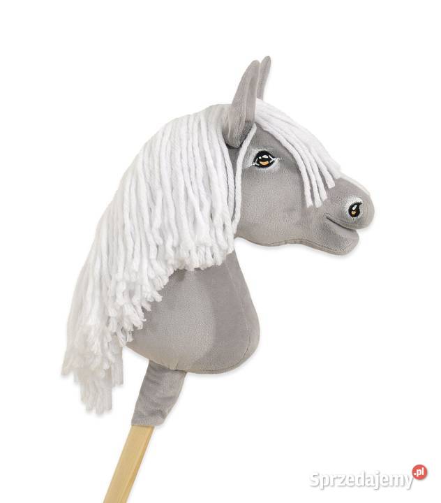 Hobby Horse Mały koń na kiju Premium siwy III A4 Bielsk Podlaski