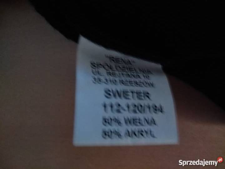 Swetr służbowy mundurowy granatowy POLICJA 120 śląskie Jaworzno sprzedam