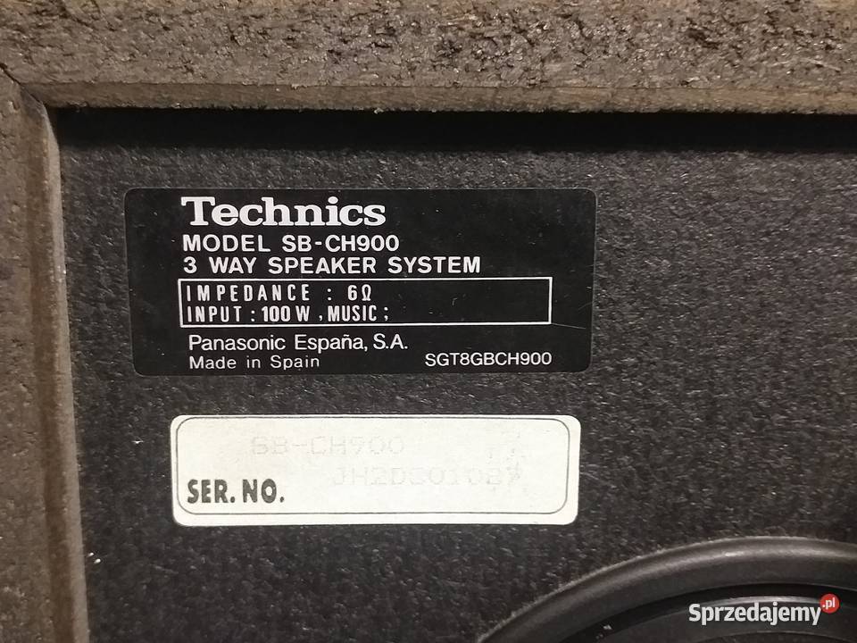 wieża technics such900 rsch900 shch900 slch900 Wieże i miniwieże Witnica
