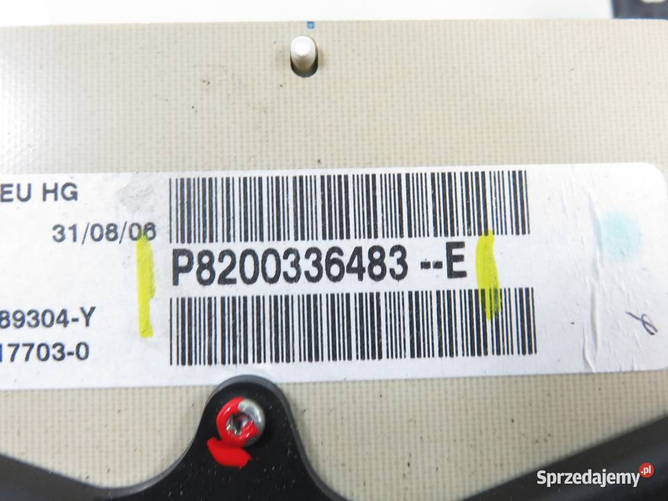 LICZNIK RENAULT KANGOO I 12 16V P8200336483 osobowe małopolskie