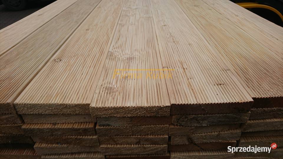 MODRZEW SYBERYJSKI deska tarasowa 27x142 Ryflowana klasa A/B