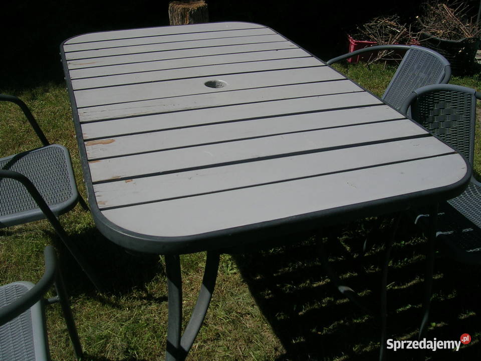 Stół do ogrodu Czarna