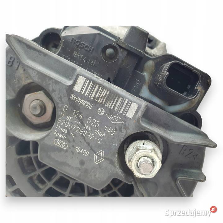 ALTERNATOR Qashqai 15 dCi Bosch 0124525140 Chełm