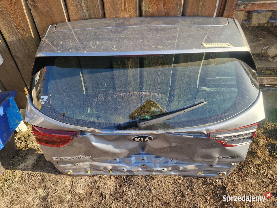 Tylny Spojler kia sportage 4 lift GT kolor CS Rok produkcji 2020 Żyrardów sprzedam