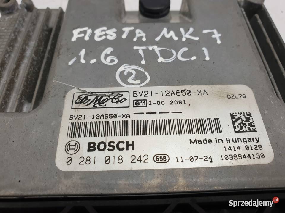 STEROWNIK SILNIKA Ford Fiesta MK7 VII 16 Rudka