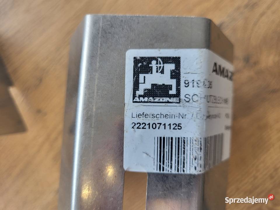 AMAZONE 919805 osłona blaszana Rolnictwo Żerków sprzedam