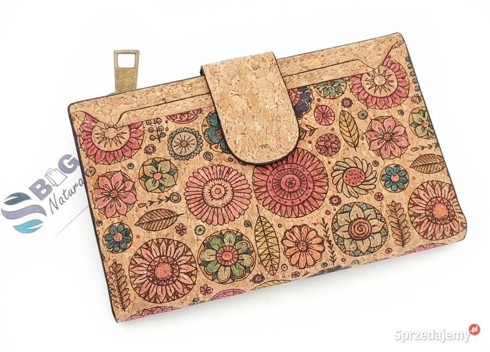 Portfel Wegański Korkowy Ultralekki Na Karty Warszawa